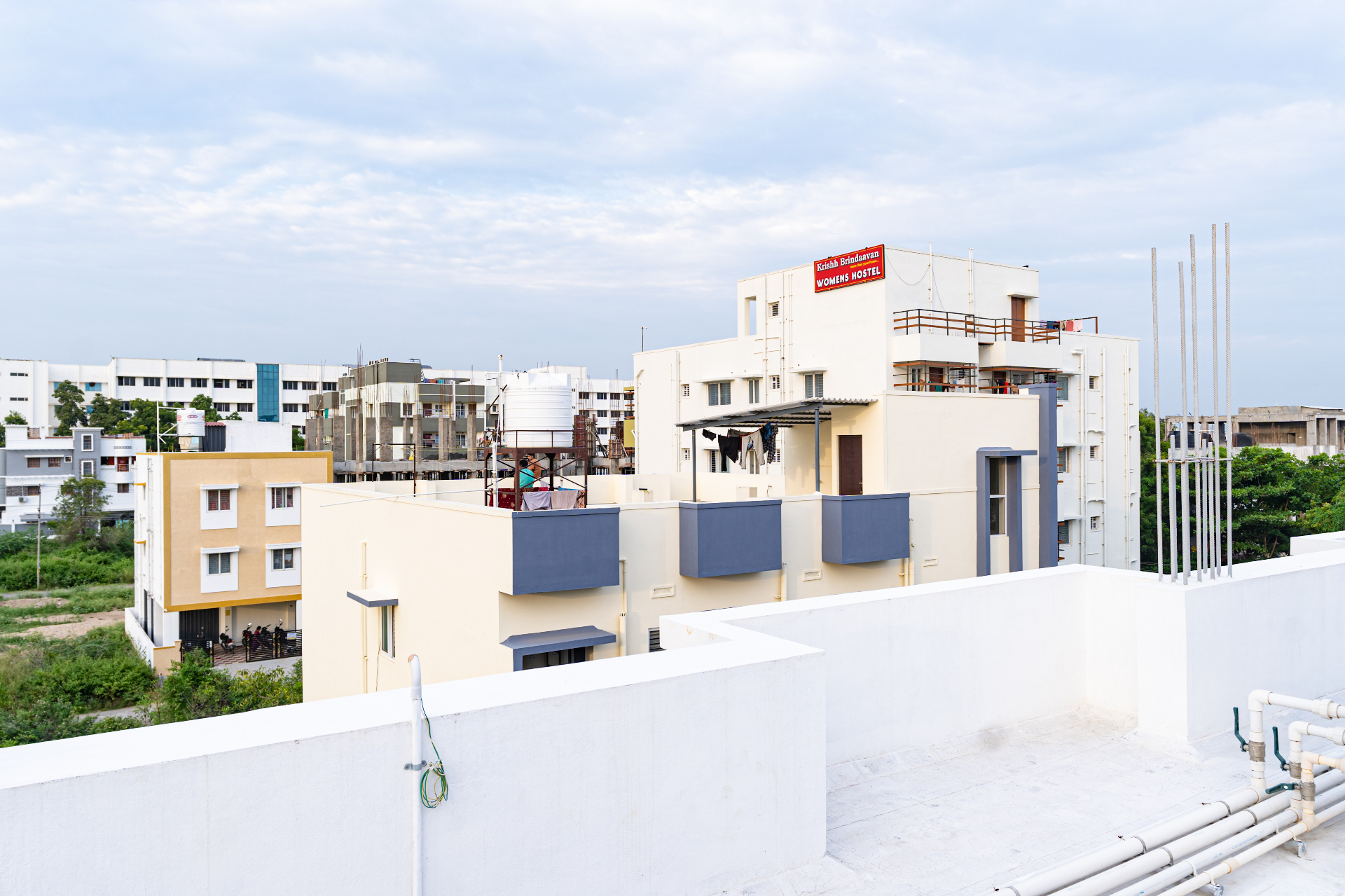 Terrace Area - Ladies hostel in Saravanampatti Coimbatore